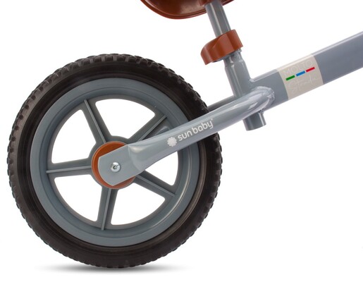 Dječji bicikl bez pedala Strada, sivi 12"