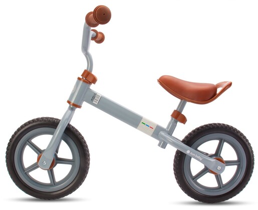 Dječji bicikl bez pedala Strada, sivi 12"