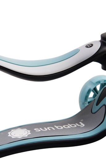 Dječji romobil 3u1 Flash sa sjedalom, crno - plavi