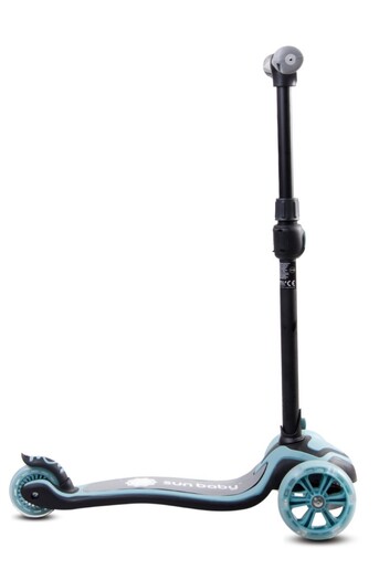 Dječji romobil 3u1 Flash sa sjedalom, crno - plavi