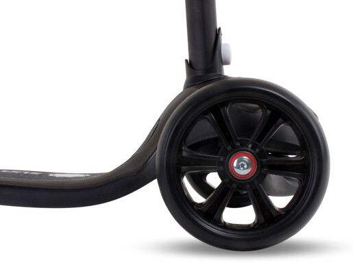 Dječji romobil na 3 kotača sa sjedalom, crni