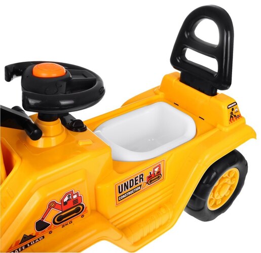 Dječja guralica Bager s kacigom