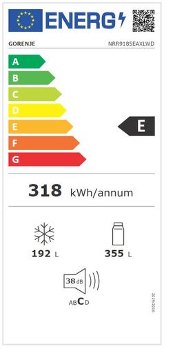 Gorenje hladnjak NRR9185EAXLWD