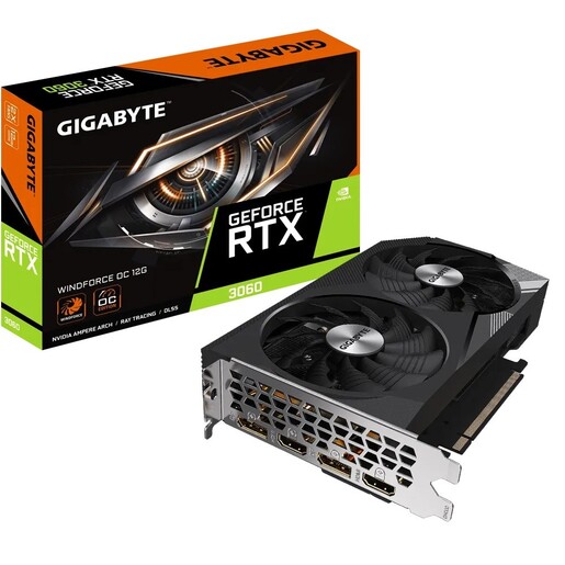 Grafička kartica Gigabyte, nVidia GeForce RTX 3060 Windforce OC 12GB GDDR6, PCIe 4.0, 2x DisplayPort, 2x HDMI