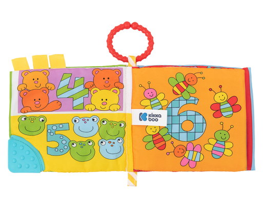 Kikka Boo edukativna platnena knjiga sa grickalicom 123