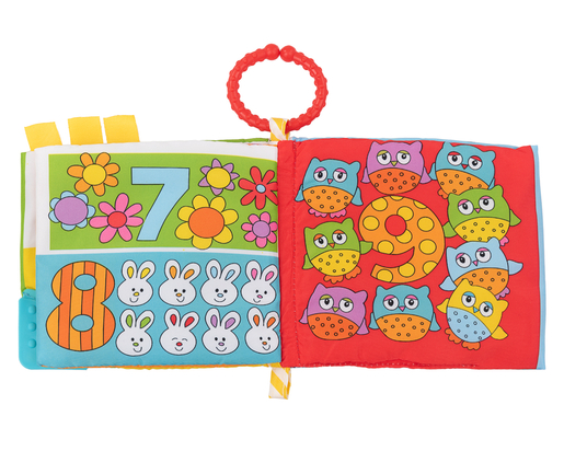 Kikka Boo edukativna platnena knjiga sa grickalicom 123