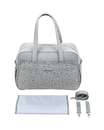 Kikka Boo torba za mame Chelsea Dots, siva