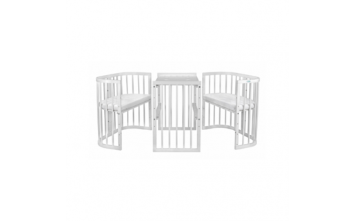 Waldin krevetić 7u1 s madracem, bijeli