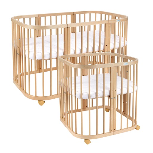 Waldin krevetić 7u1 s madracem, Naturale