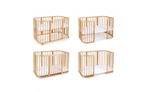 Waldin krevetić 7u1 s madracem, Naturale