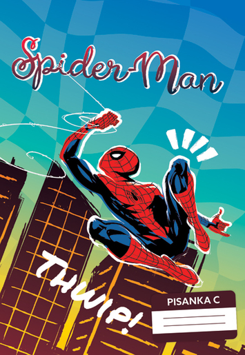 Pisanka C Spiderman, B5 linije, meki uvez