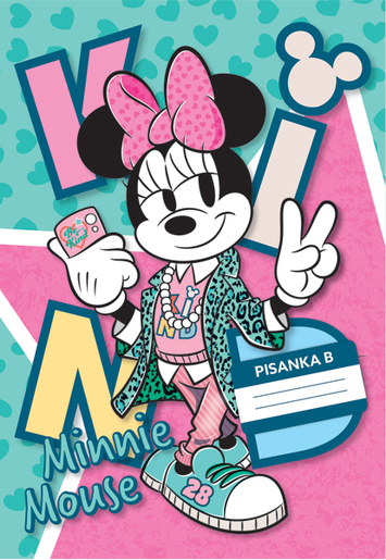 Pisanka B Minnie, B5 linije, meki uvez