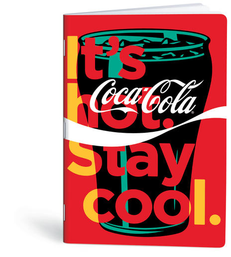 Bilježnica Coca Cola, A4 kvadratići, meki uvez