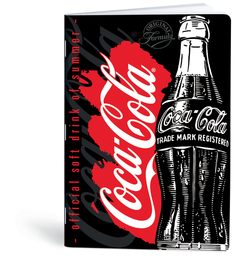 Bilježnica Coca Cola, A4 kvadratići, meki uvez