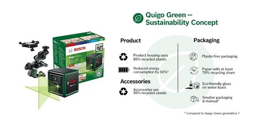 BOSCH laserski nivelir Quigo green (Polaris)