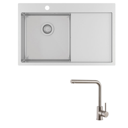 Set SHR Dalmat 101 sudoper lijevi + Zora krom/mat slavina