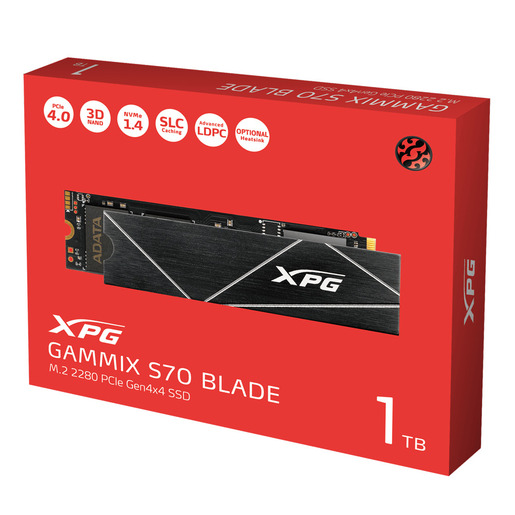 SSD 1TB ADATA XPG S70 M.2 NVMe (AGAMMIXS70B-1T-CS)