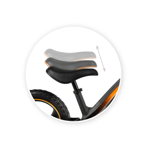 MoMi Mizo balans bicikl, crni