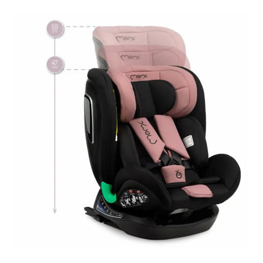 MoMi Urso autosjedalica 0-36 kg, Isofix, roza
