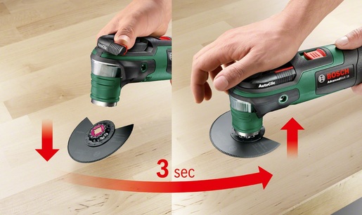 BOSCH Akumulatorski višenamjenski alat AdvancedMulti 18, solo alat