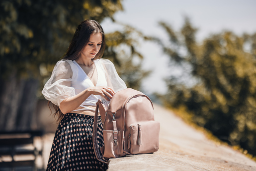 FREEON torba za potrepštine Glaoour dusty pink