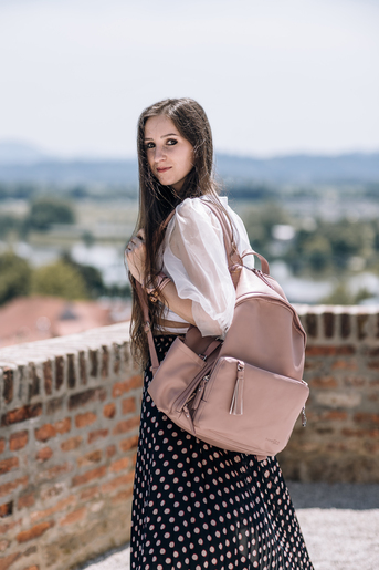 FREEON torba za potrepštine Glaoour dusty pink