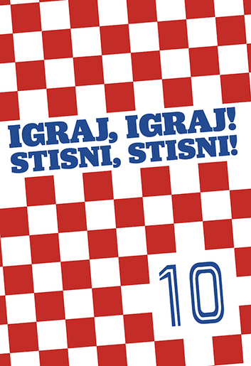 Bilježnica Igraj moja Hrvatska, A4 kvadratići, meki uvez