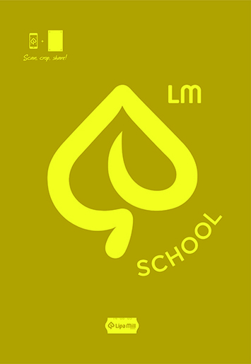 Spiralna bilježnica A4, linije, meki uvez, Lipa Mill