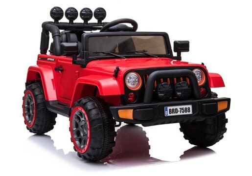 Auto na akumulator Jeep BRD-7588 crveni