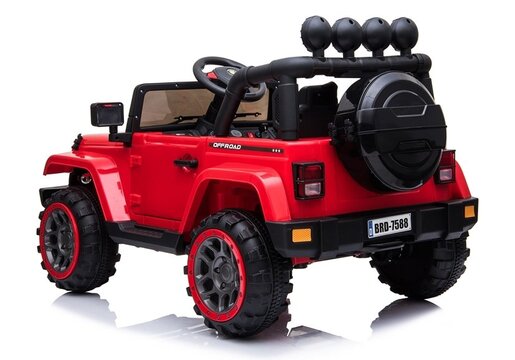 Auto na akumulator Jeep BRD-7588 crveni
