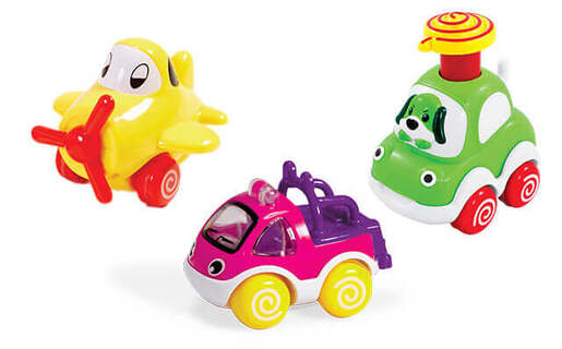EDUSHAPE Push&Pull Racers Trio Set826135