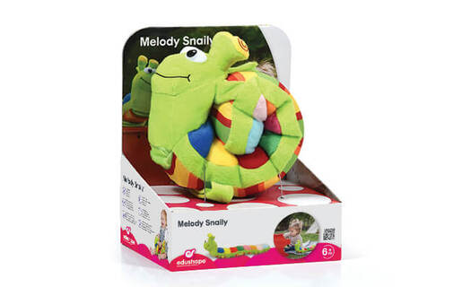 EDUSHAPE Melody Snaily-W/Musicalmechanism. 851003