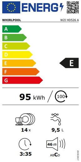 Whirlpool perilica posuđa W2I HD526 A