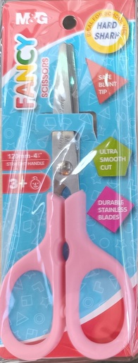 Dječje škare M&G fancy 12 cm, roze