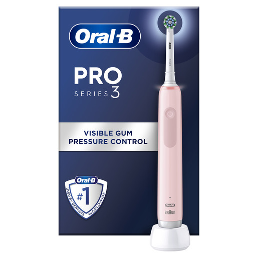 Oral-B električna četkica Pro Series 3 Cross Action, Pink