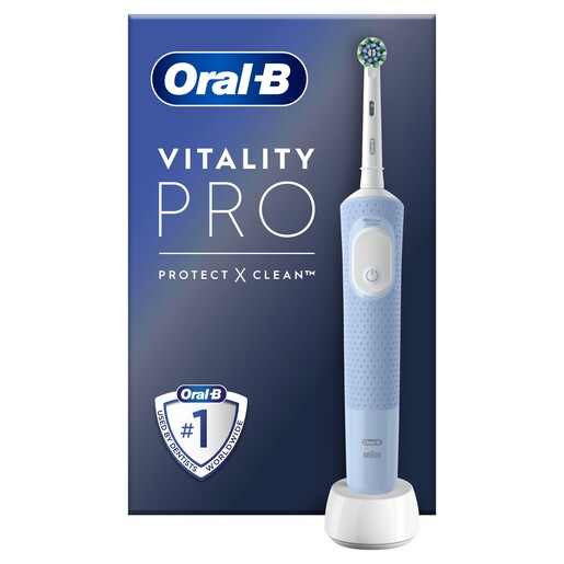 Oral-B električna četkica Vitality Pro, Vapor Blue + pasta za zube