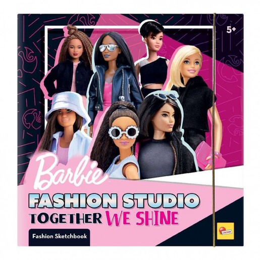 Lisciani Barbie kreativna bojanka u mapi Together we shine - Fashion Studio