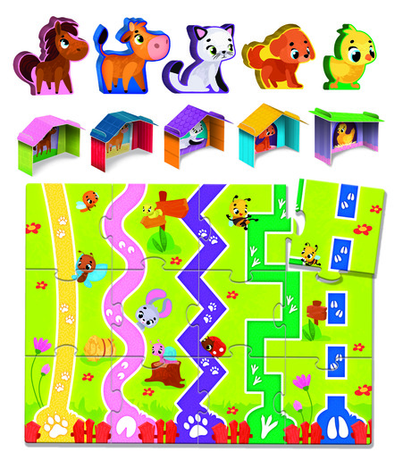 Lisciani Montessori Wood Baby farma 3D