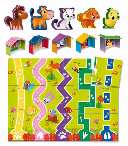 Lisciani Montessori Wood Baby farma 3D