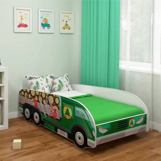Dječji krevet Acma Truck Drvosječa, 160x80 cm