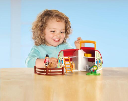 Playmobil Moja prijenosna farma 70180