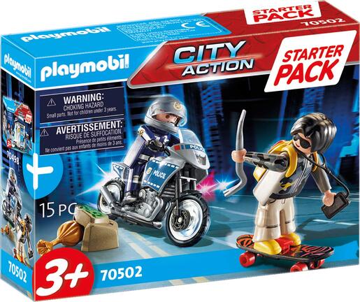 Playmobil Starter pack policijska potjera 70502