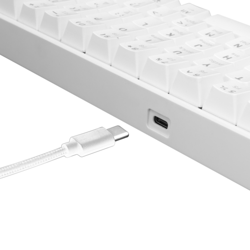 White Shark TIPKOVNICA GK-2022 SHINOBI Bijela - Mehanička / HR- BROWN SW.