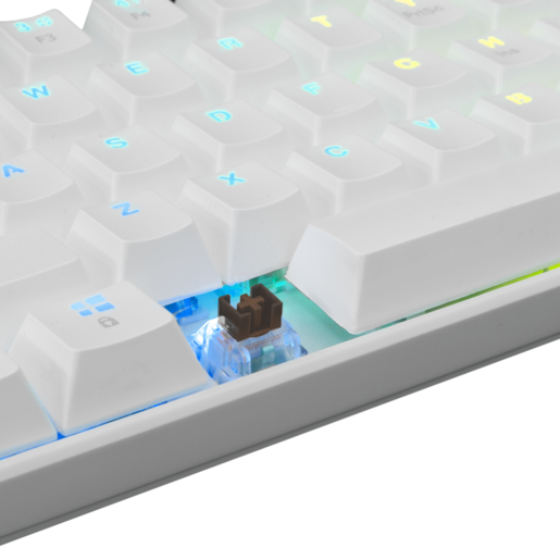 White Shark TIPKOVNICA GK-2022 SHINOBI Bijela - Mehanička / HR- BROWN SW.