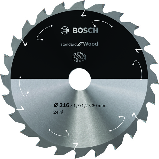 BOSCH Listovi kružne pile za drvo Standard for Wood za akumulatorske preklopne pile