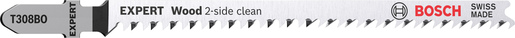 BOSCH Listovi ubodne pile EXPERT ‘Wood 2-side clean’ T 308 BO
