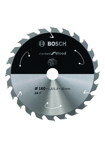 BOSCH Listovi kružne pile Standard for Wood za akumulatorske ručne pile