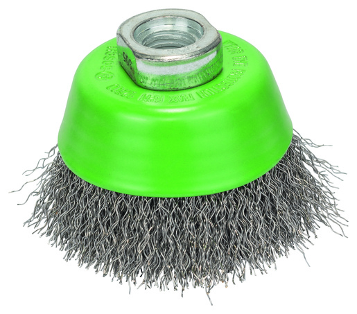 BOSCH Lončaste četke sa savijenom žicom Clean for Inox za kutne brusilice