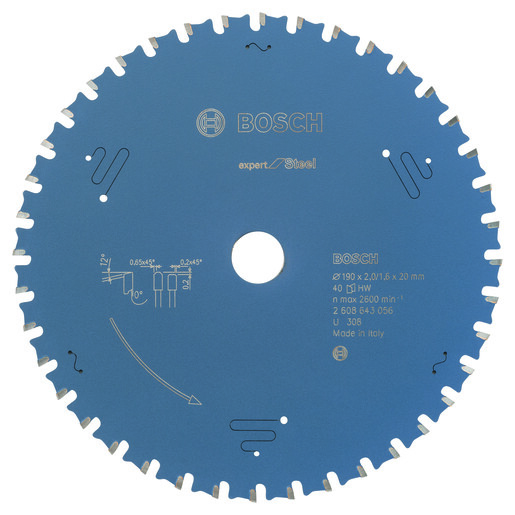 BOSCH Listovi kružne pile za čelik Expert for Steel za ručne pile