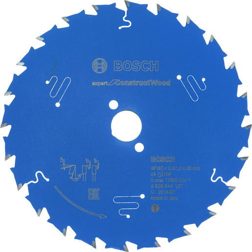 BOSCH Listovi kružne pile za drvo Expert for Construct Wood za ručne pile